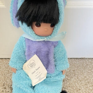 Disney Parks Winnie The Pooh Eeyore Precious Moments Doll Signed By Artist