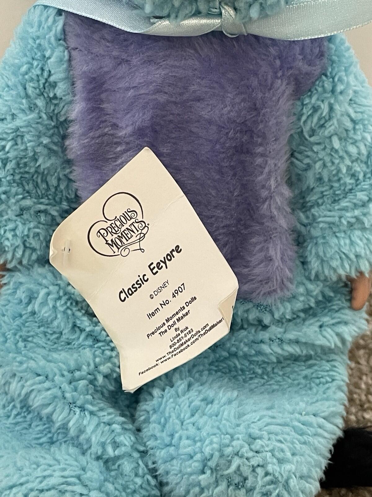 Disney Parks Winnie The Pooh Eeyore Precious Moments Doll Signed By Artist - Image 10