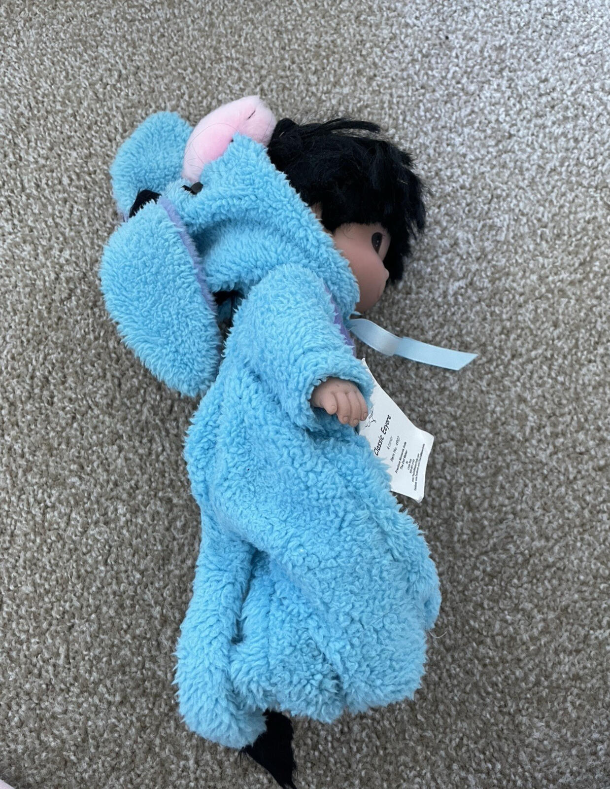 Disney Parks Winnie The Pooh Eeyore Precious Moments Doll Signed By Artist - Image 11