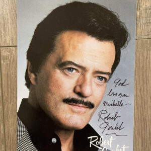 Robert Goulet Signed Postcard Autographed By Singer