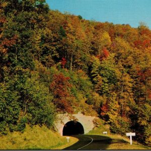 Pine Mountain Tunnel On Blue Ridge Parkway North Carolina Postcard