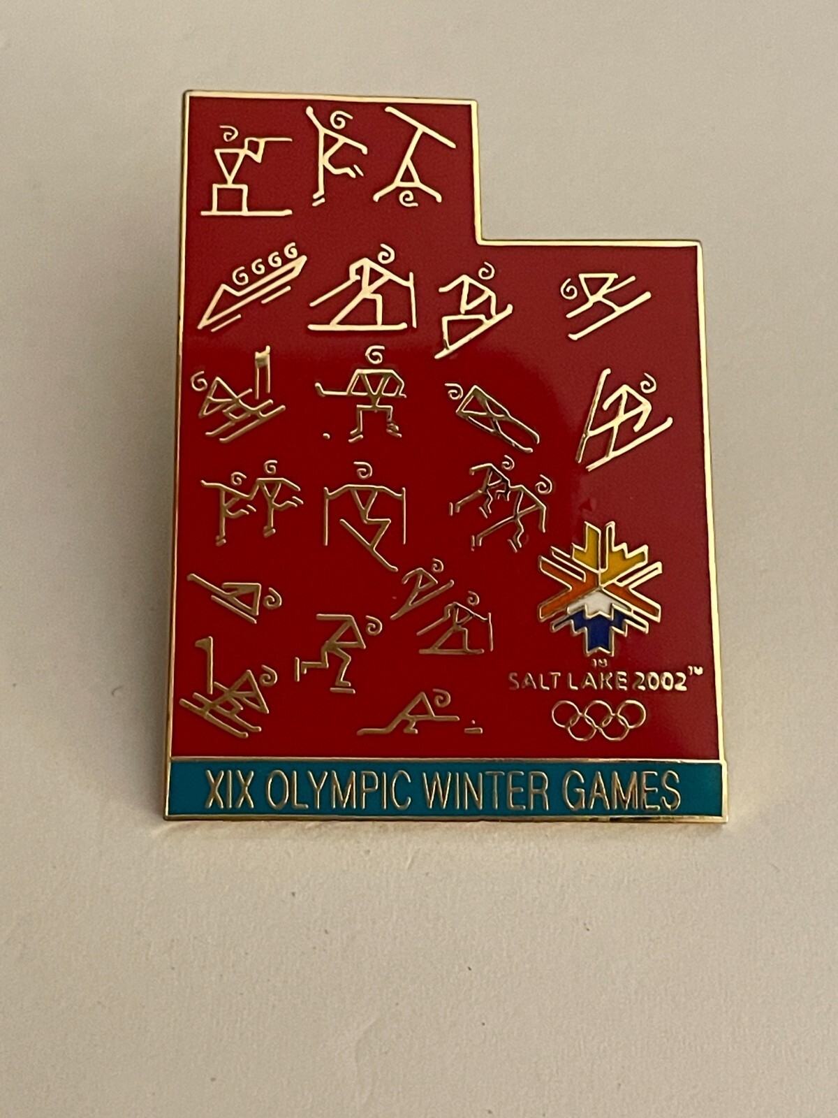 2002 Salt Lake City Utah Olympics XIX Olympic Winter Games Pin