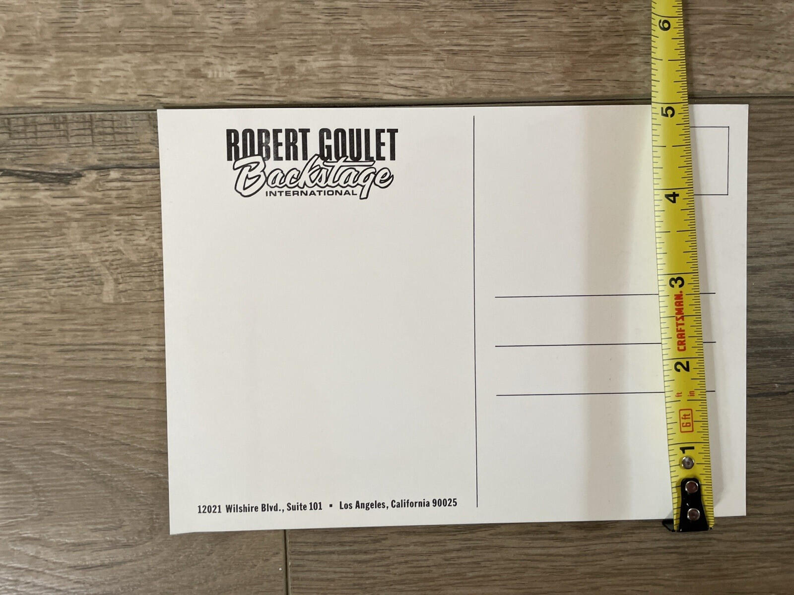 Robert Goulet Signed Postcard Autographed By Singer - Image 5