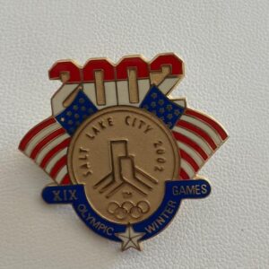 2002 Salt Lake City Utah Olympics XIX Winter Games Pin