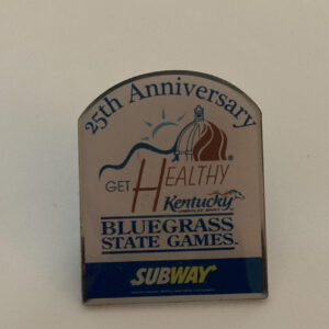 25th Anniversary Get Healthy Kentucky Bluegrass State Games Subway Pin