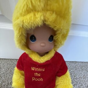 Disney Parks Winnie The Pooh Precious Moments Doll Signed By Artist