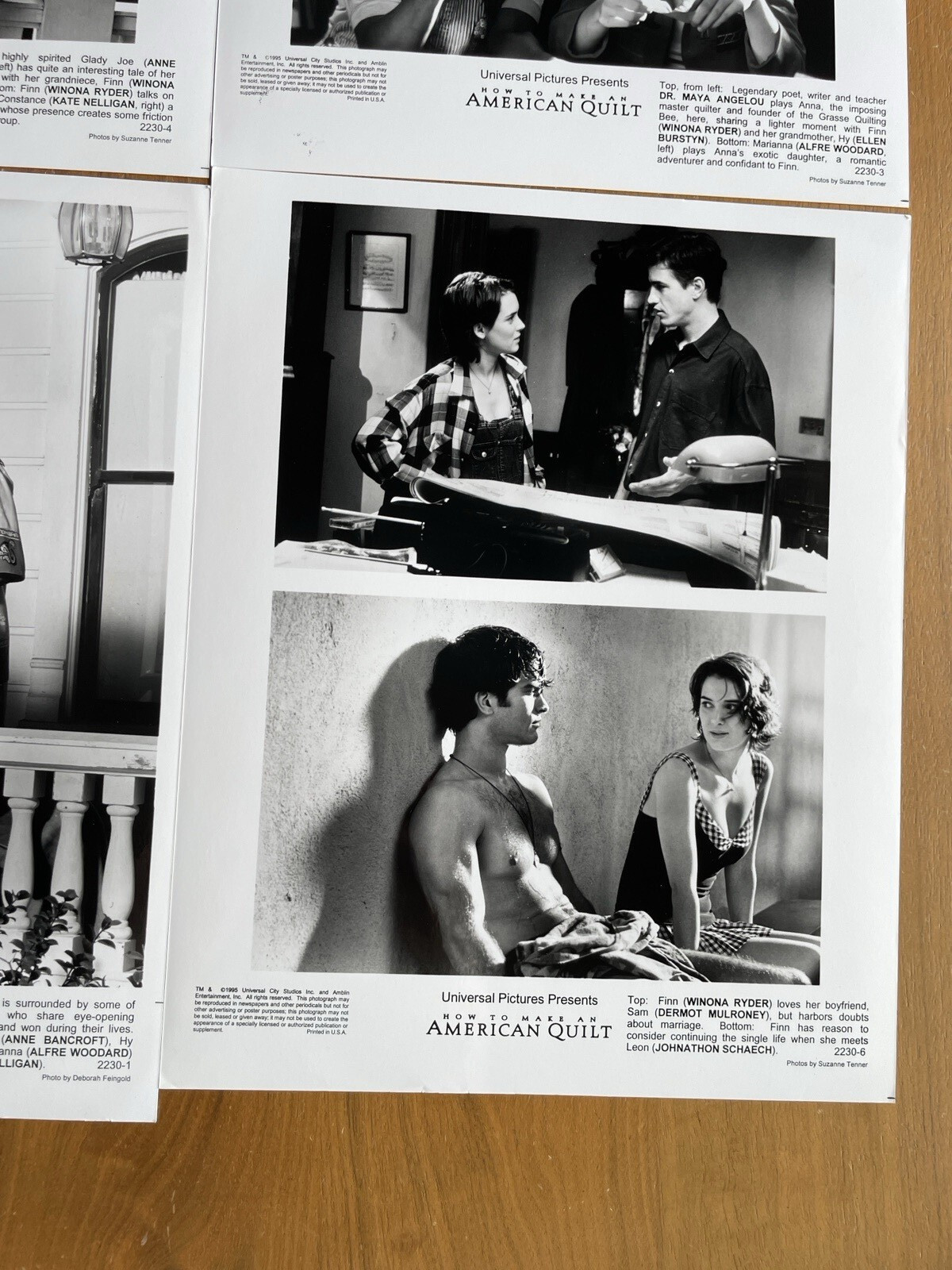 How To Make An American Quilt Movie Photo Lot Of 5 Winona Ryder Photo 8 x 10 - Image 4