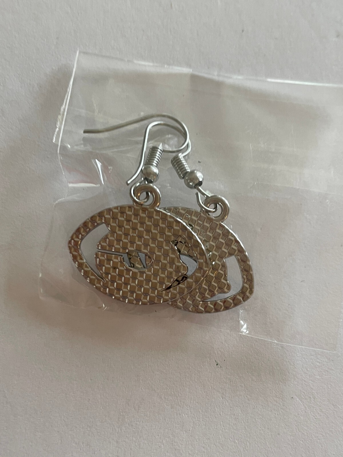 Chicago Bears NFL Football Team Earrings Football Shaped Earrings - Image 2