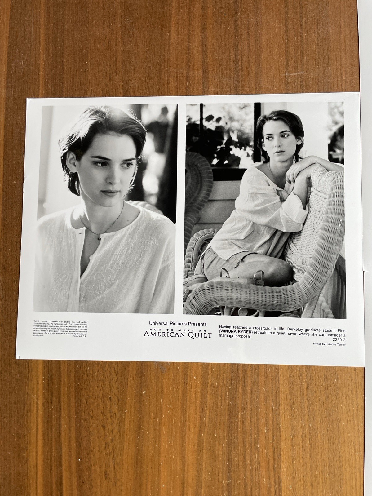 How To Make An American Quilt Movie Photo Lot Of 5 Winona Ryder Photo 8 x 10 - Image 7
