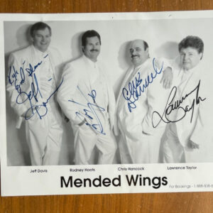 Mended Wing Band Photo Autopraphed Photo Signed Photo Gospel Singers Christian
