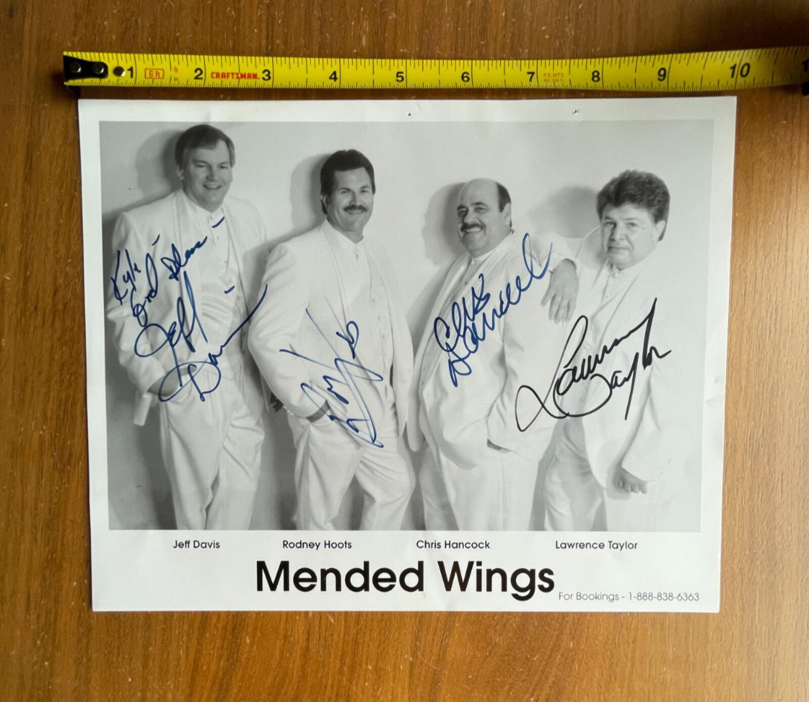 Mended Wing Band Photo Autopraphed Photo Signed Photo Gospel Singers Christian - Image 7