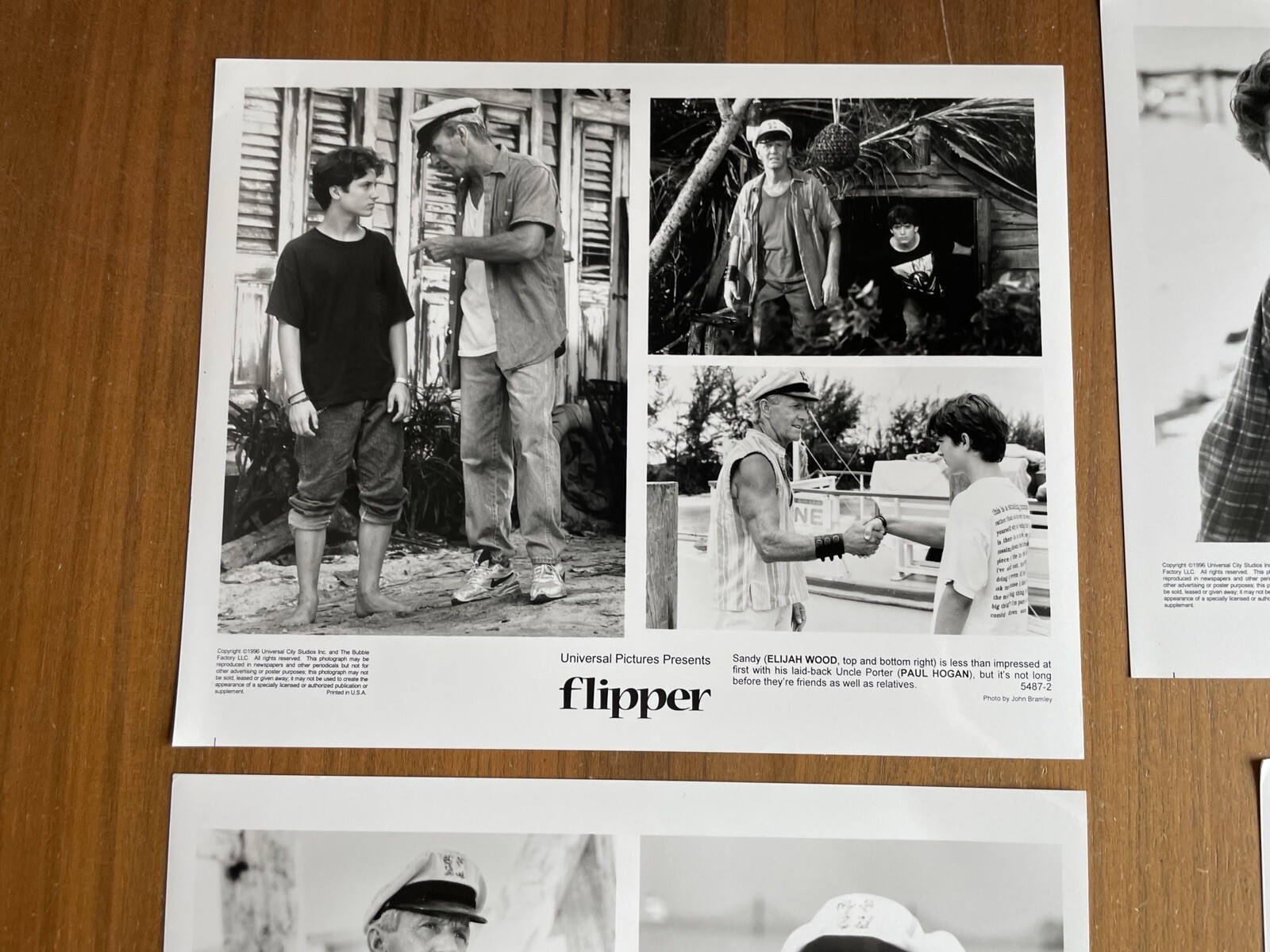Flipper Movie Photo Lot Of 4 Elijah Wood Photo 8 x 10 - Image 5