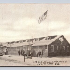 YMCA Building No. 54 Camp Lee Virginia VA Unposted Postcard