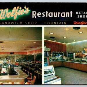 Wolfie's Restaurant St Petersburg Florida Postcard