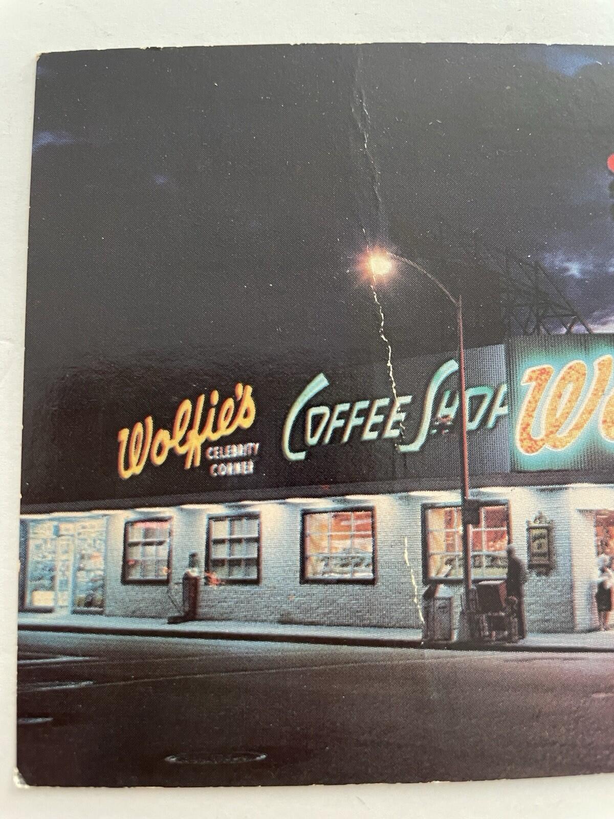 Wolfie's Coffee Shop Restaurant St Petersburg Florida Postcard Vintage Card - Image 2
