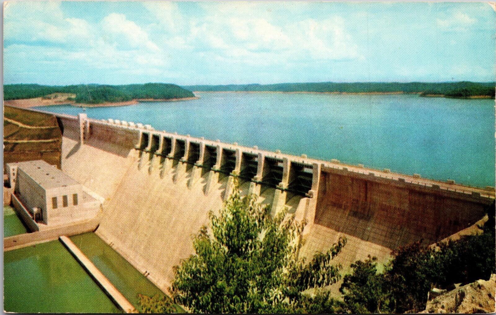 Wolf Creek Dam Lake Cumberland Kentucky Postcard