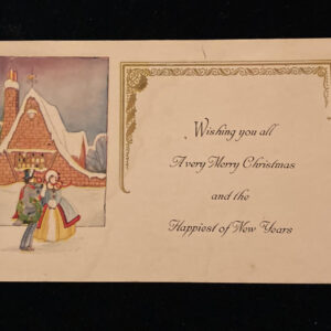 Wishing You All A Very Merry Christmas Postcard