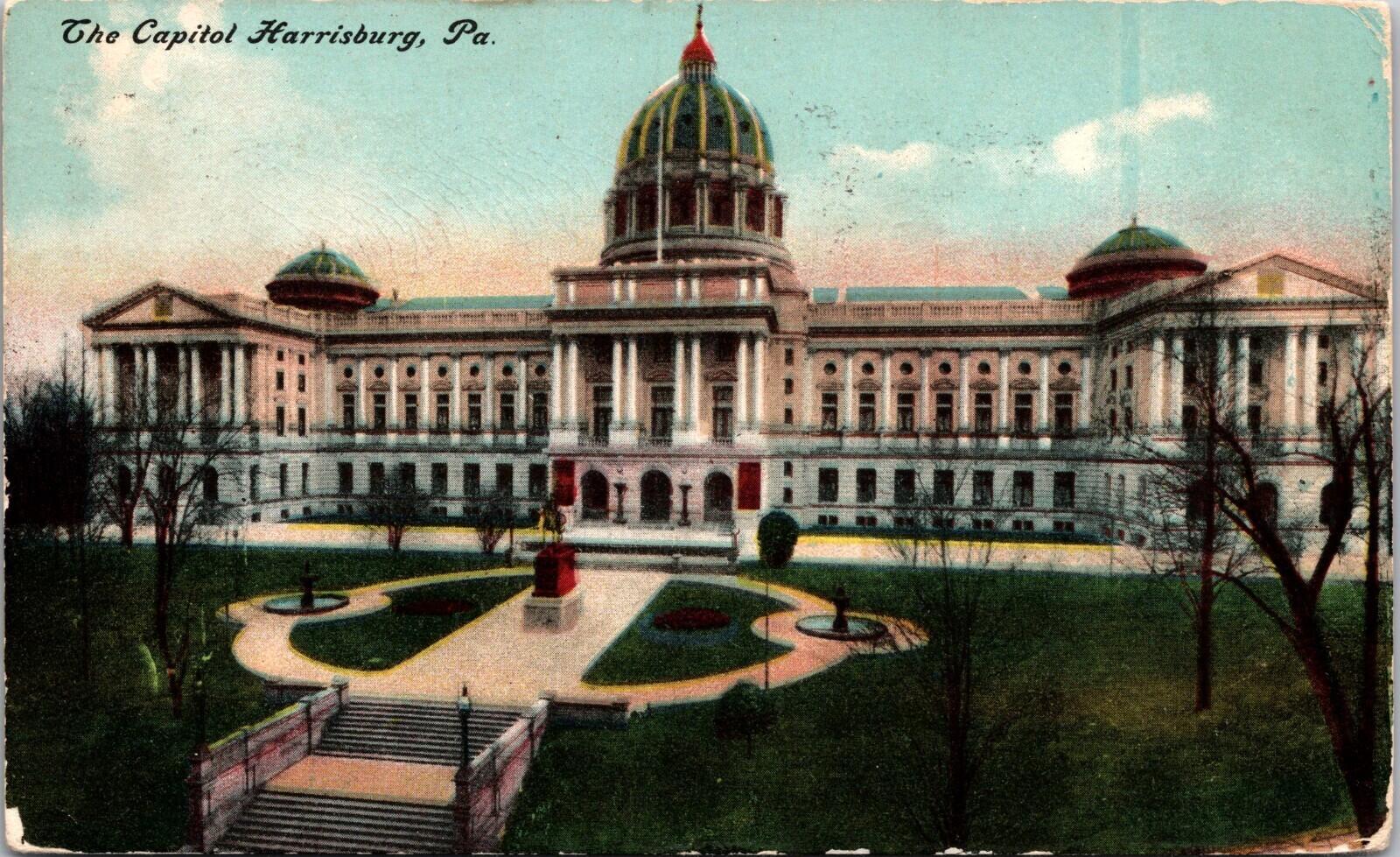 The Capitol Harrisburg Pennsylvania Postcard