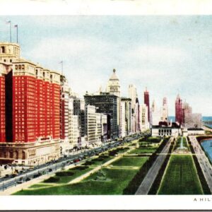 The Conrad Hilton Hotel Chicago Postcard Unposted