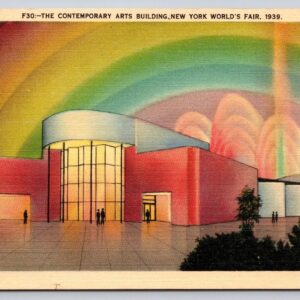 The Contemporary Arts Building New York World's Fair 1939 Postcard