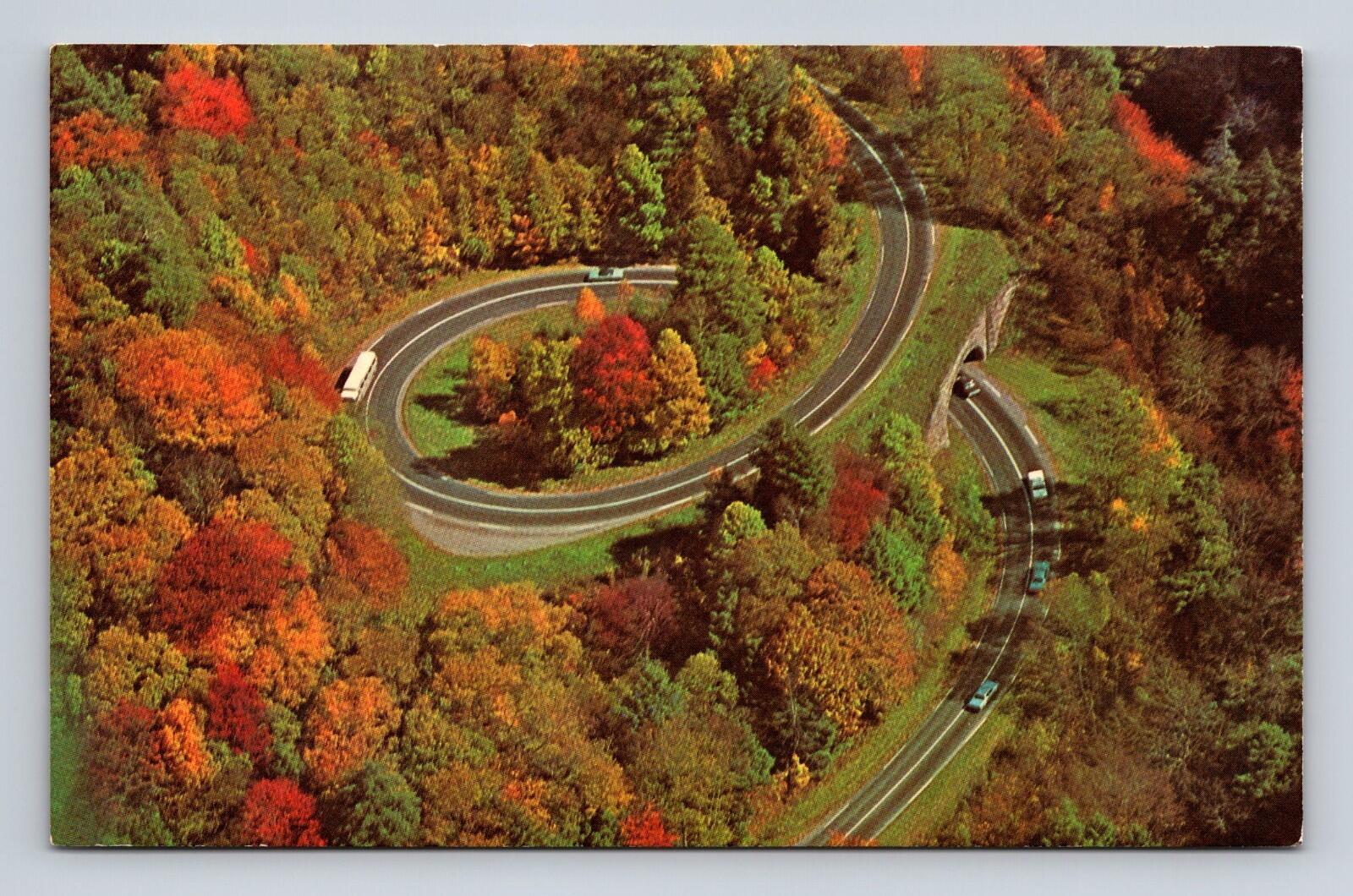 The Famous Loop Over Great Smokey Mountains National Park Tennessee Postcard