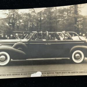Their Majesties King George VI And Queen Elizabeth Postcard Visit To America