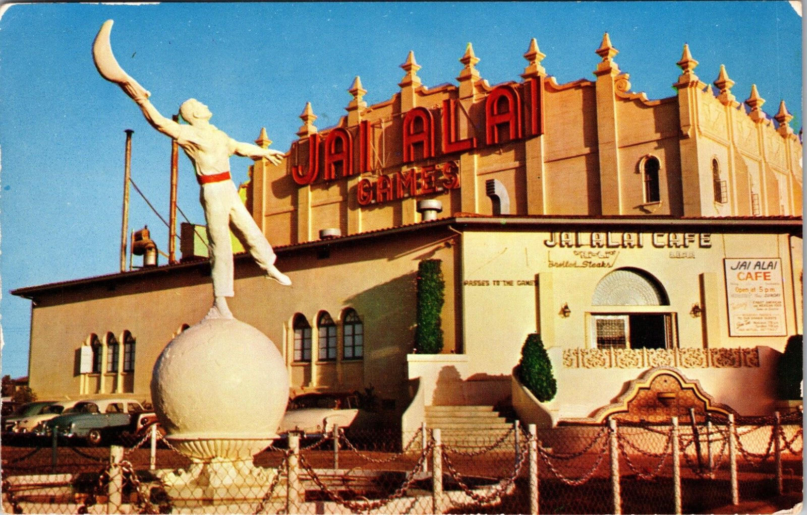 Tijuana Mexico The Fronton Palace Postcard