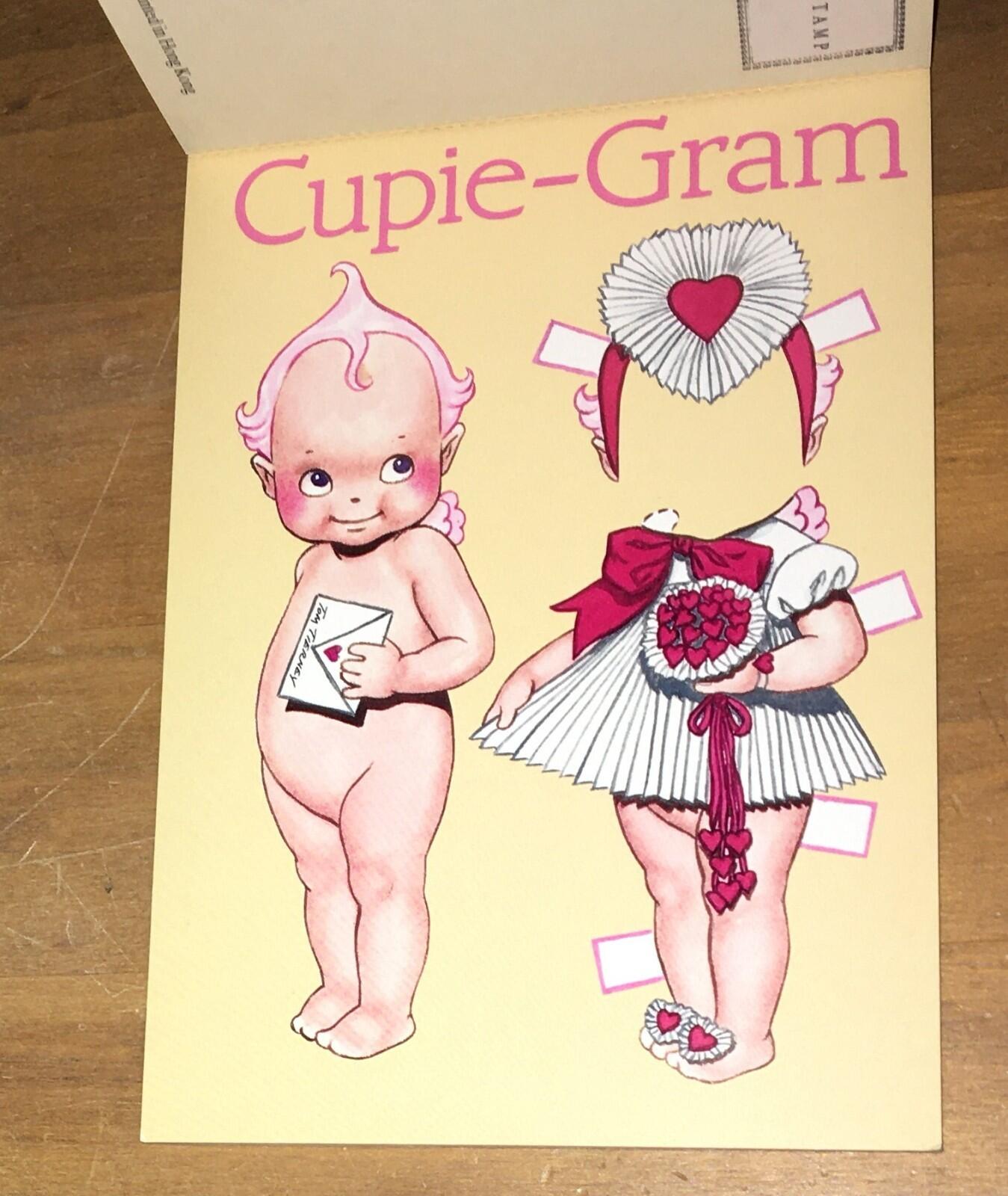 Tom Tierney Cupie-Gram Paper Doll Postcards Booklet 12 Unused Cards Vintage - Image 3