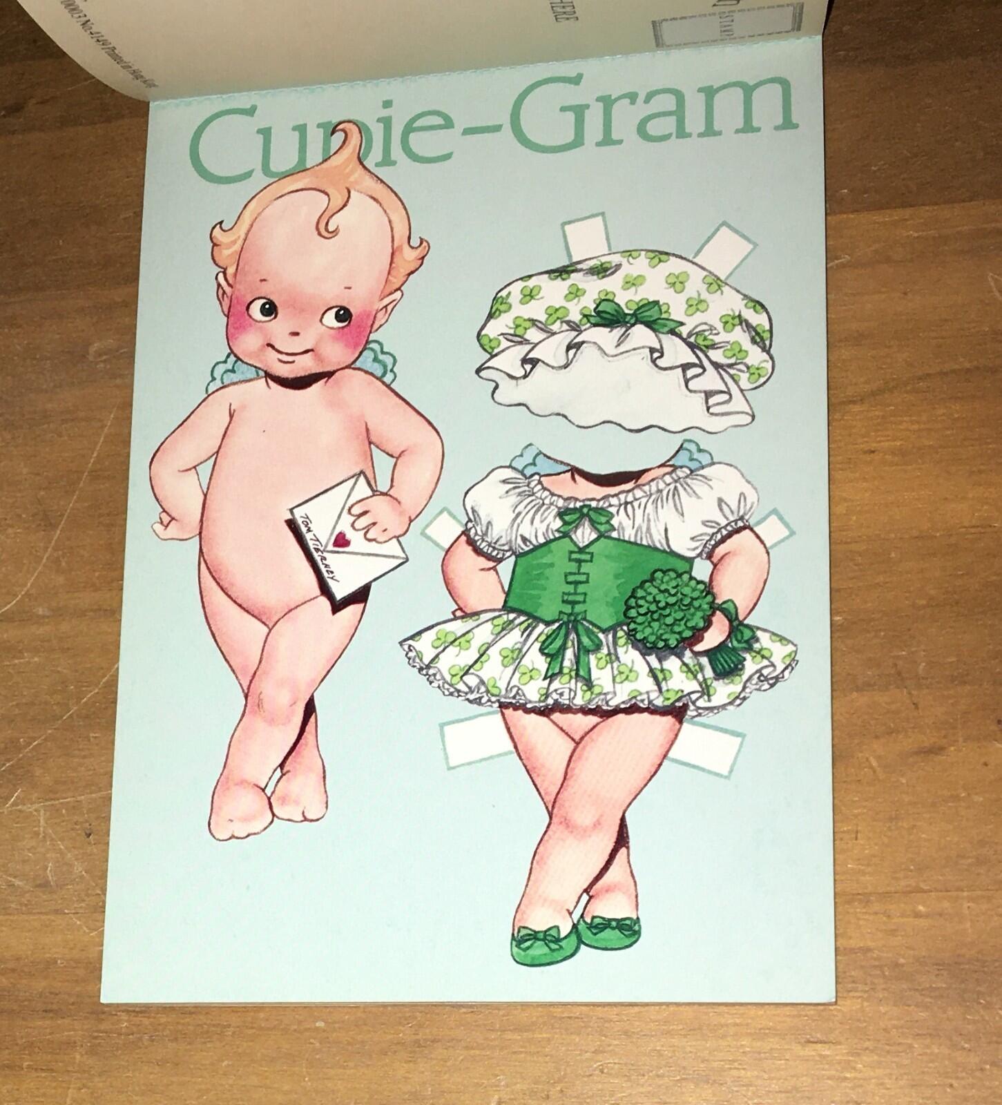 Tom Tierney Cupie-Gram Paper Doll Postcards Booklet 12 Unused Cards Vintage - Image 4