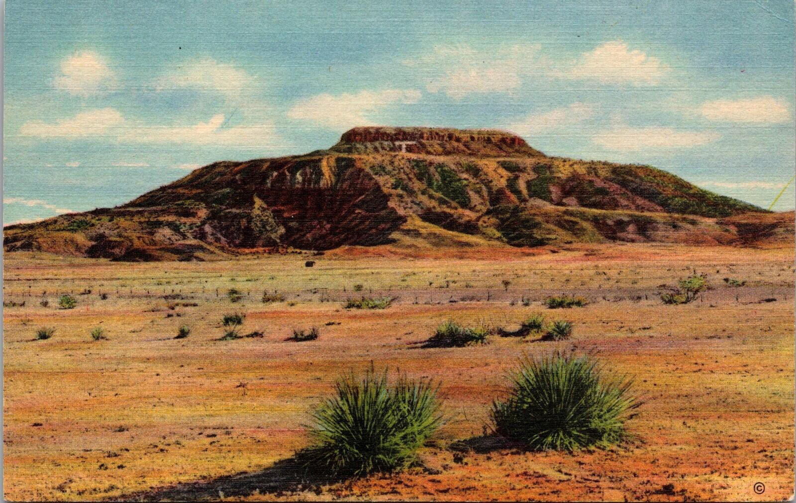 Tucumcari Mountain New Mexico Postcard Unposted