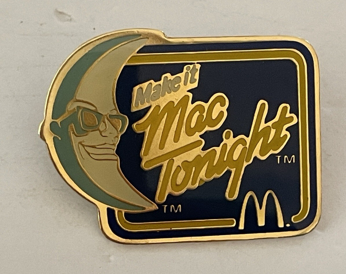 McDonald's Advertising Pin Lot Mac Tonight We Love Night People
