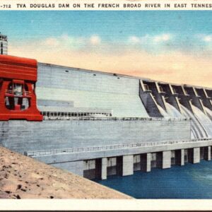 TVA Douglas Dam On The French Broad River In East Tennessee Postcard