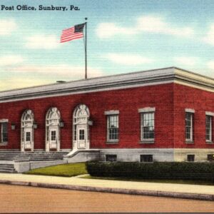 United States Post Office Sunbury Pennsylvania Postcard