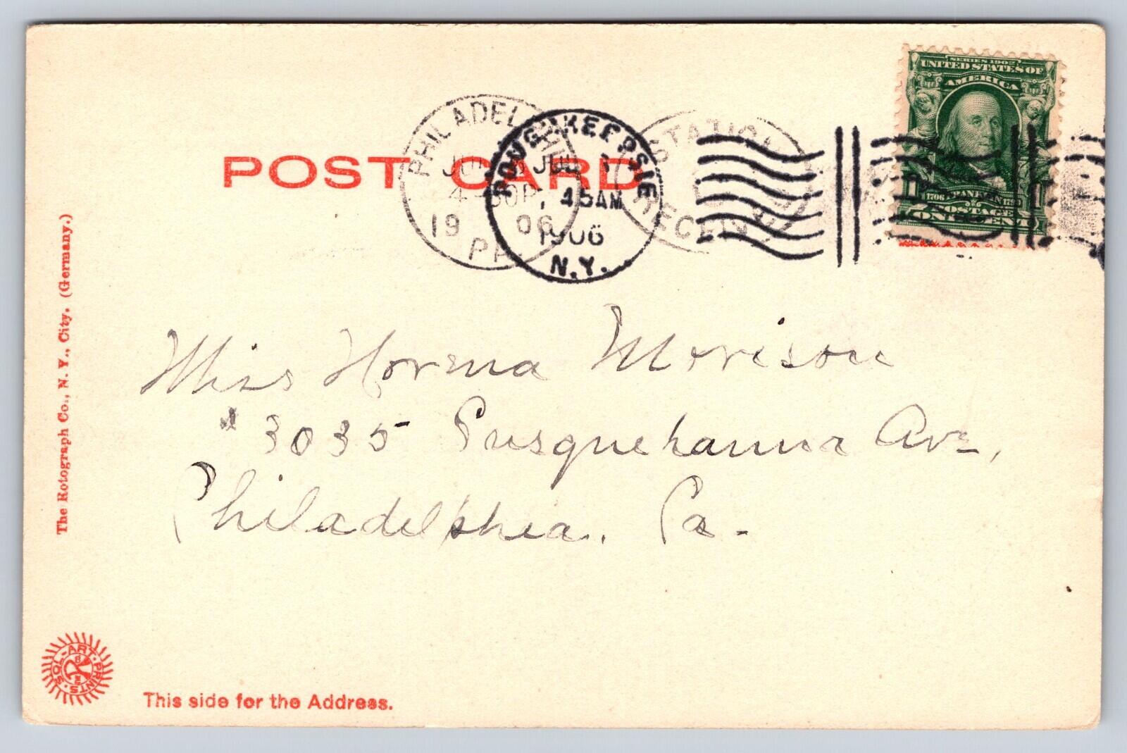 Vassar Lake Vassar College Poughkeepsie New York Postcard - Image 2