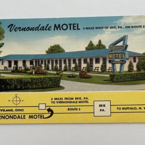 Vernondale Motel Erie Pennsylvania Postcard