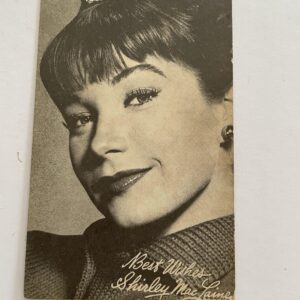 Shirley Maclaine Card Vending Machine Trade Card