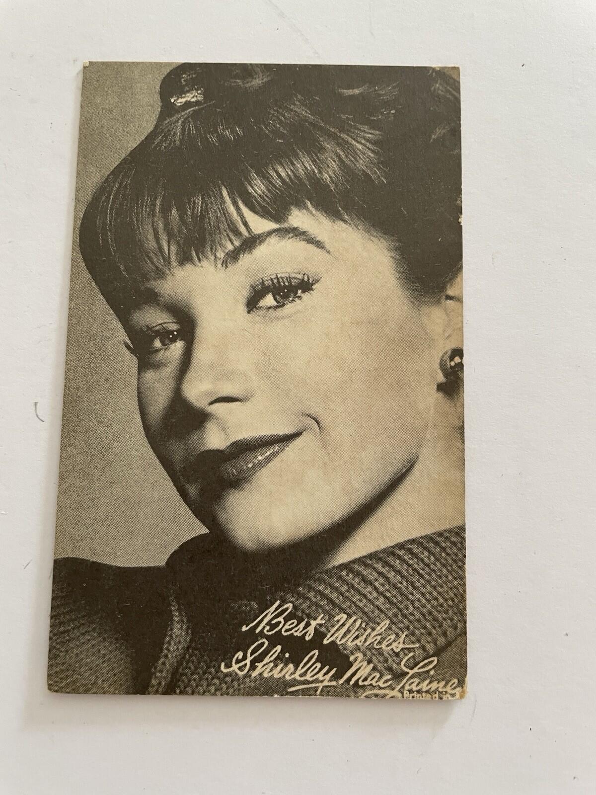 Shirley Maclaine Card Vending Machine Trade Card