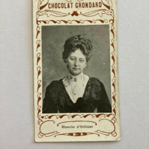 Chocolat Blanche d'Orleans French Trade Card Paris