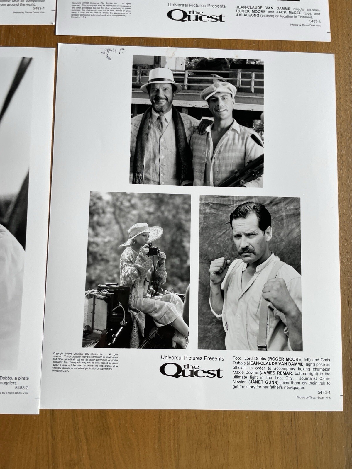 The Quest Movie Photo Lot Of 5 Jean-Claude Van Damme Photo 8 x 10 - Image 6
