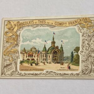 Exposition Universelle De 1900 Chocolat Comp Francaise French Trade Card