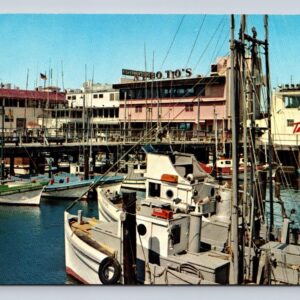 Fisherman's Wharf San Francisco California Postcard