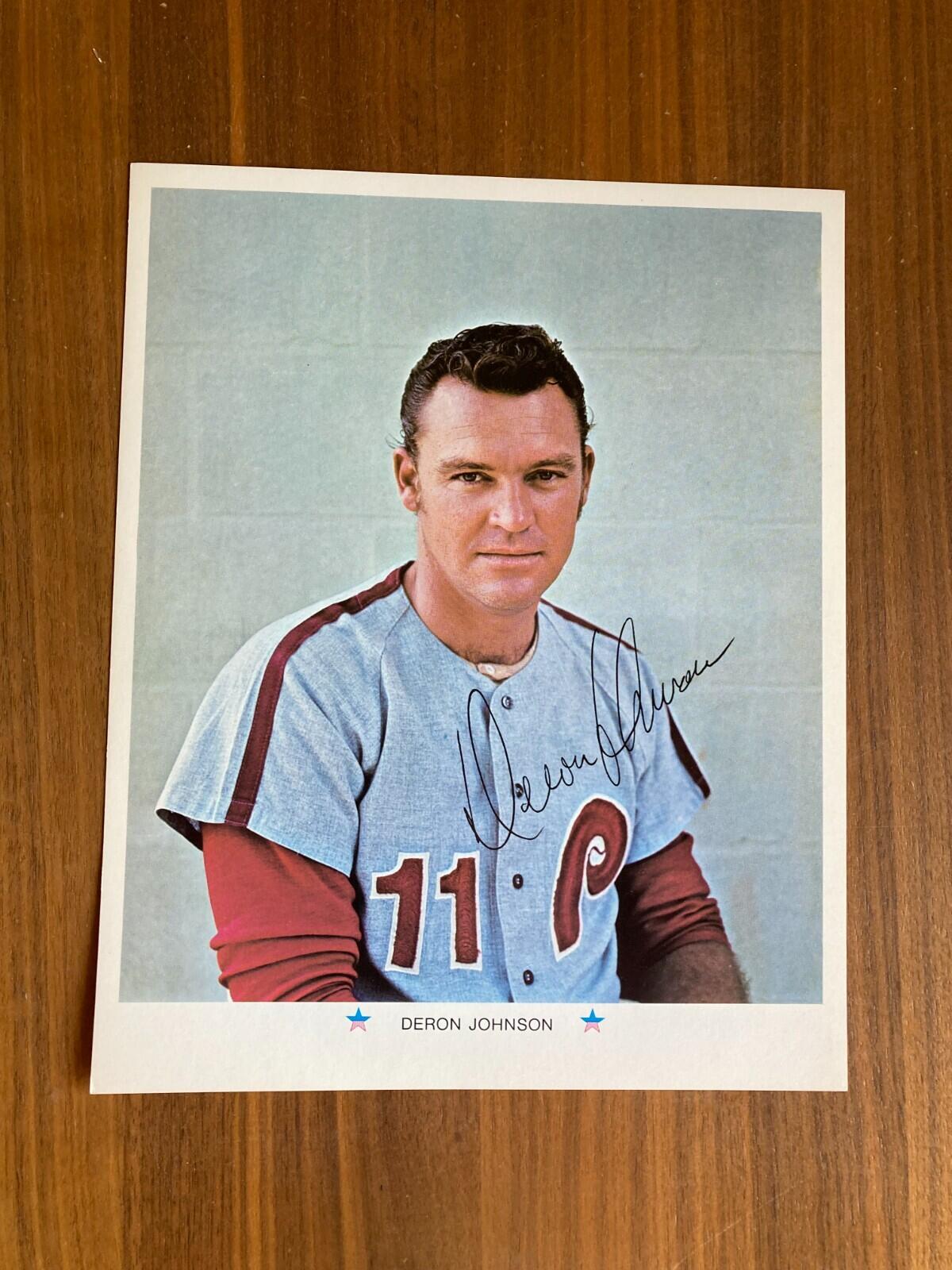 Arco Deron Johnson Photo Philadelphia Phillies Baseball Photo 1971