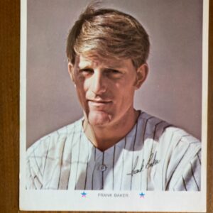 Arco Frank Baker New York Yankees Baseball Photo 1971