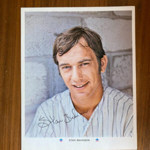 Arco Stan Bahnsen New York Yankees Baseball Photo 1971