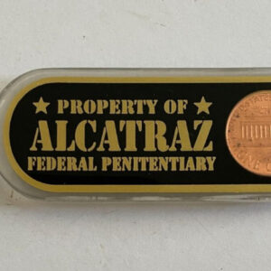 Property Of Alcatraz Federal Penitentiary Keychain Key Chain Penny Keychain