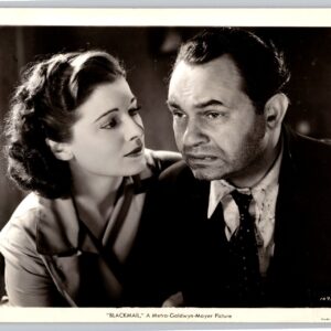 Ruth Hussey Photo Edward G. Robinson Photo Blackmail Movie Press Photo