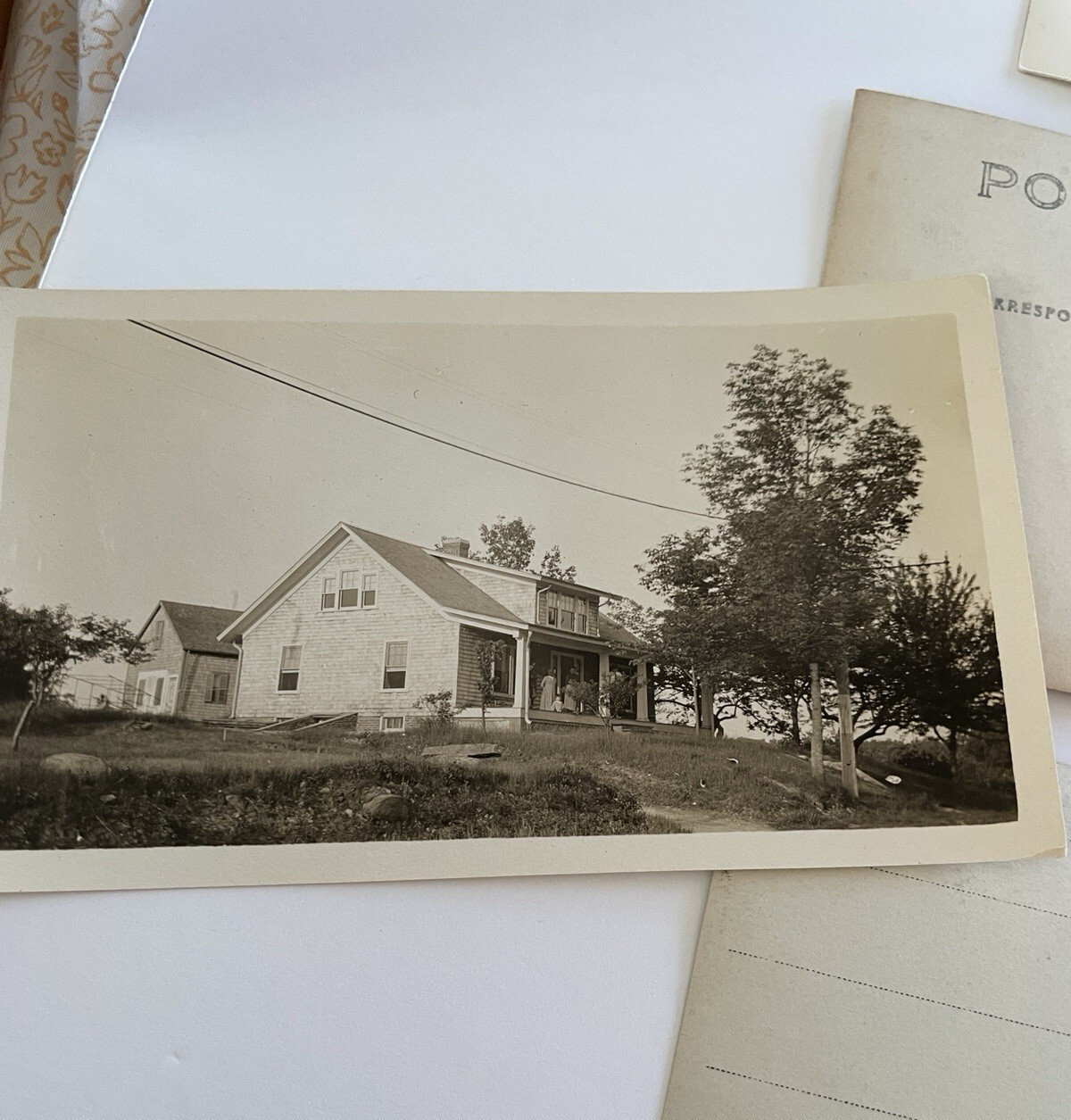 Real Photo Postcard Lot Of 4 Unposted Lot Of RPPC Postcards Houses And 1 Photo - Image 9