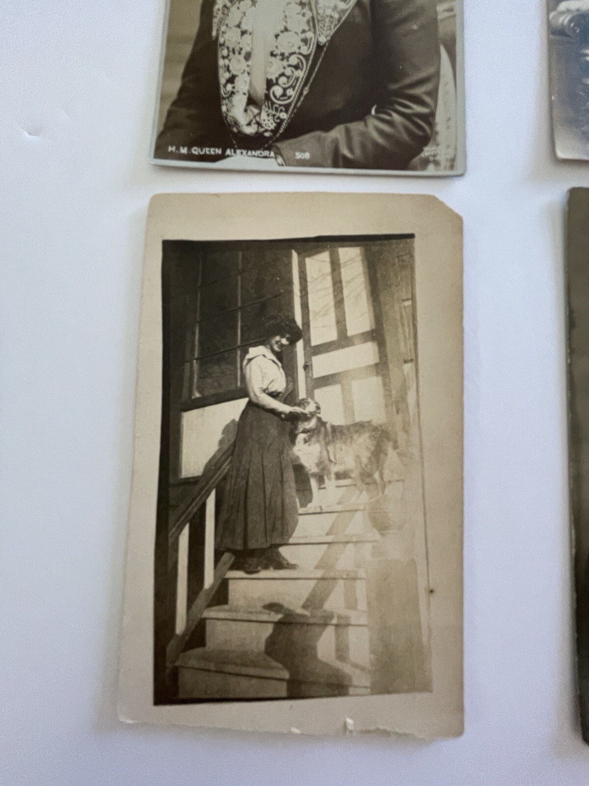Real People Postcard Lot Of 5 Unposted Lot Of RPPC Postcards Men Women Kid - Image 4