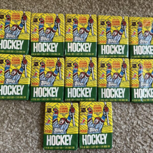 1990 Topps Hockey Cards Sealed Wax Packs Lot Of 12 NHL Cards