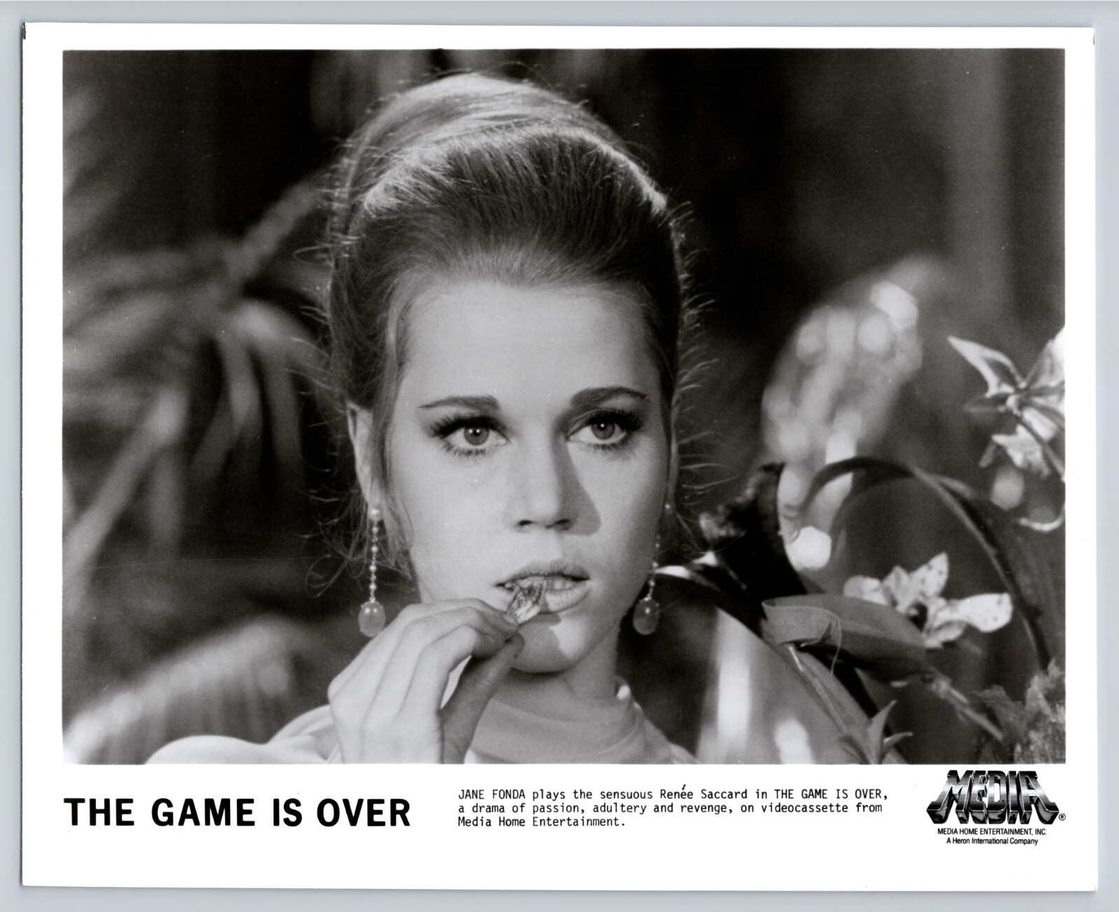 Jane Fonda Photo The Game Is Over Movie Photo 8 x 10 Press Photo